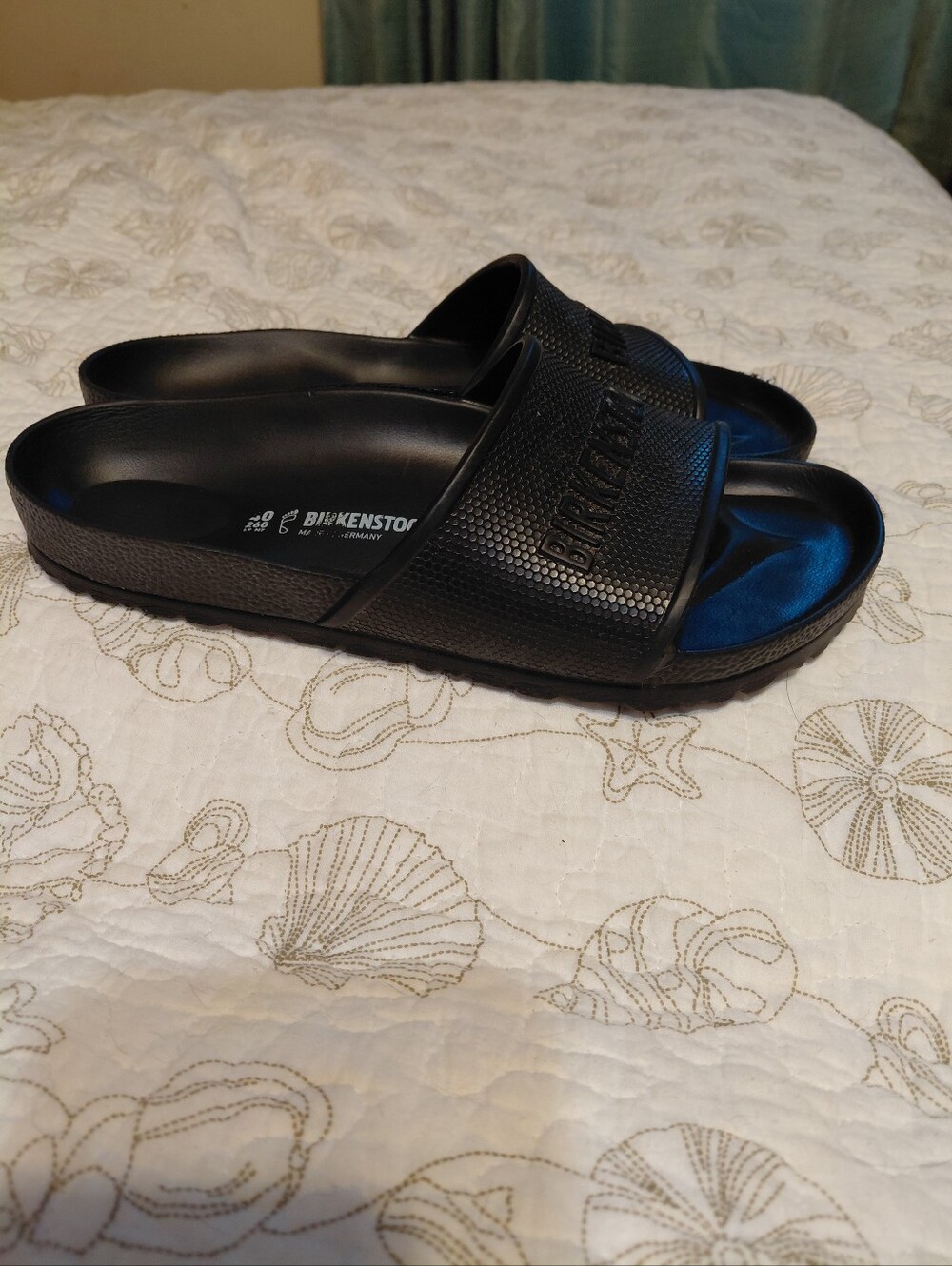 Birkenstock Women’s Barbados Eva Slide Sandals Black, Size 9 EUR 40